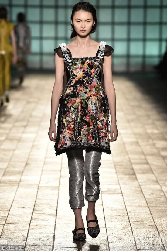 Mary Katrantzou伦敦时装周秀场