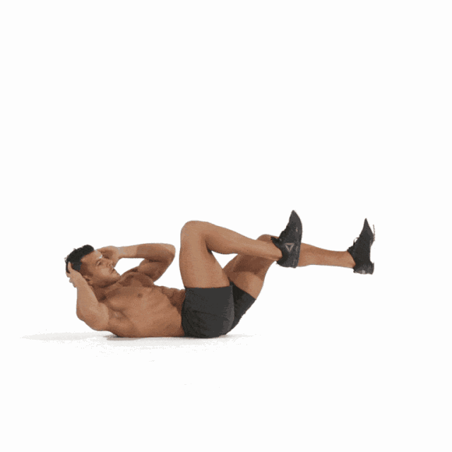 这是一个既可以锻炼腹部控制能力又可以同时锻炼大腿的动作。