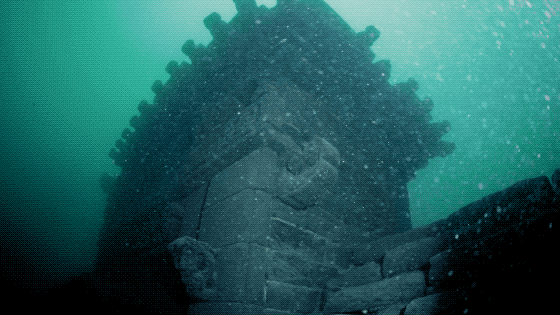 浙江千岛湖 水下古城