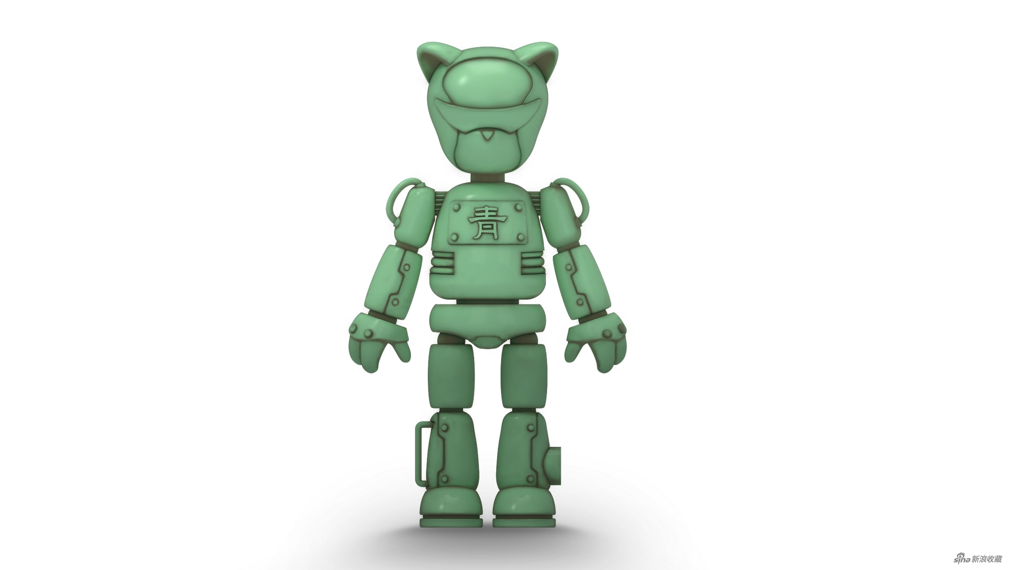 庞克猫史汀 青花瓷 玻璃纤维_多功能奈米氟炭保固涂料_油画颜料_综合媒材|2021