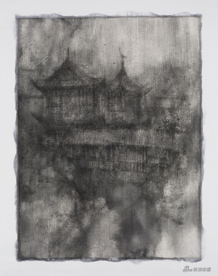 《事城记》系列 Stories of Minguo 纸本综合材料 150x120cm 2019-1