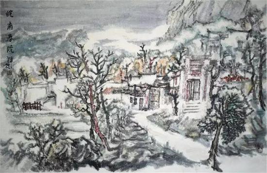 《皖南春晓》68×45cm