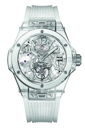 HUBLOT宇舶表BIG BANG藍寶石陀飛輪腕錶