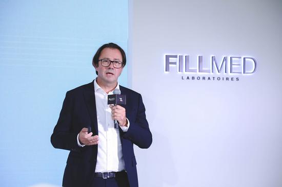 03. FILLMED LABORATOIRES首席执行官Christopher Foucher先生现场传达品牌全新概念