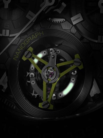 TAG Heuer泰格豪雅Carrera（卡莱拉系列）Calibre Heuer 02T 的陀飞轮部件