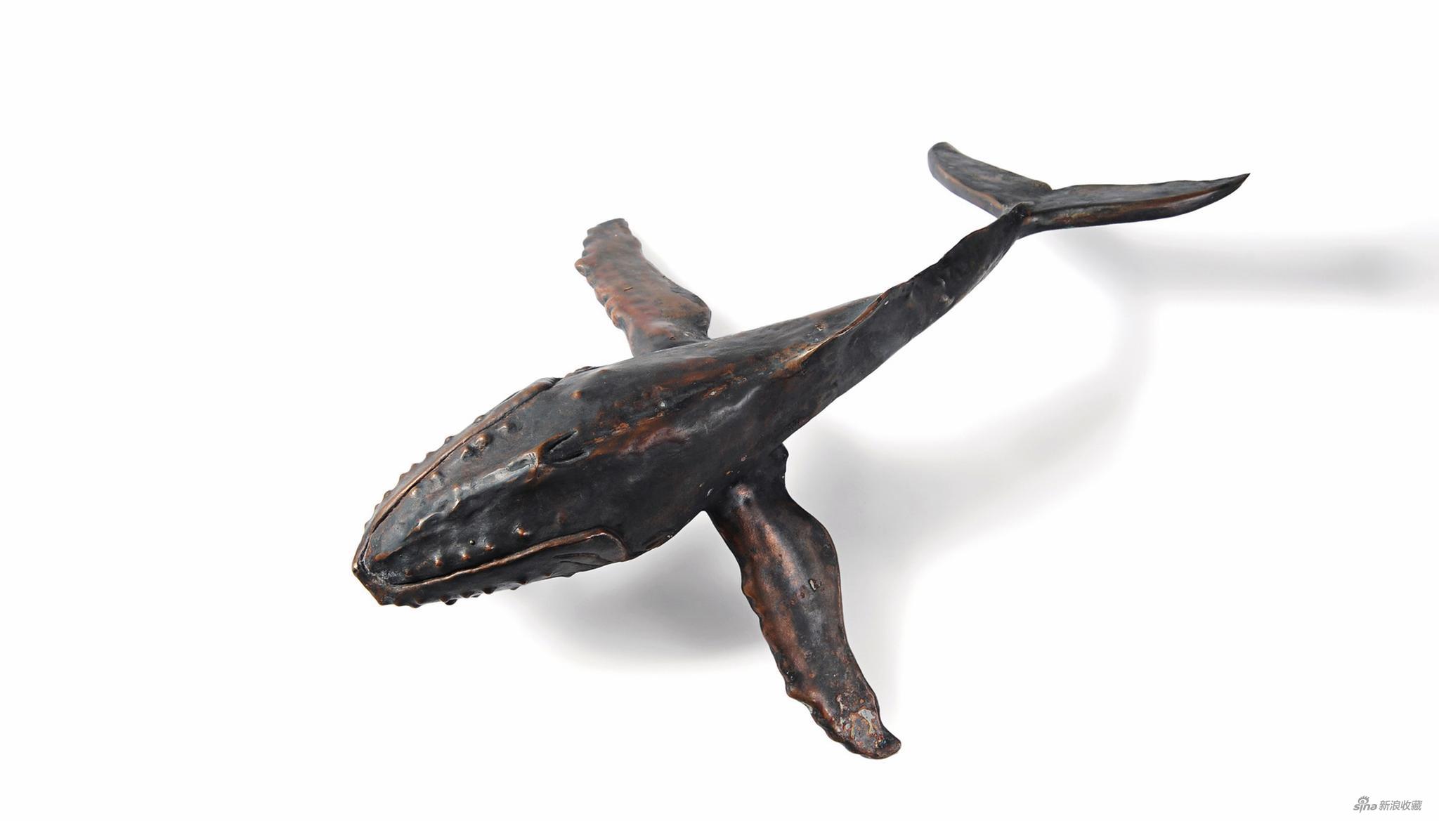 韩昶《座头》,紫铜板,51 × 33 × 21 cm,2011
