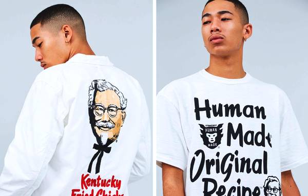 “开封菜”与HUMAN MADE近日推出的联名款卫衣