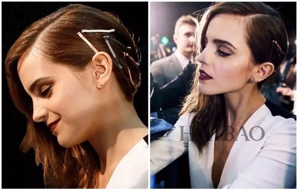 Emma Watson佩戴一字发夹