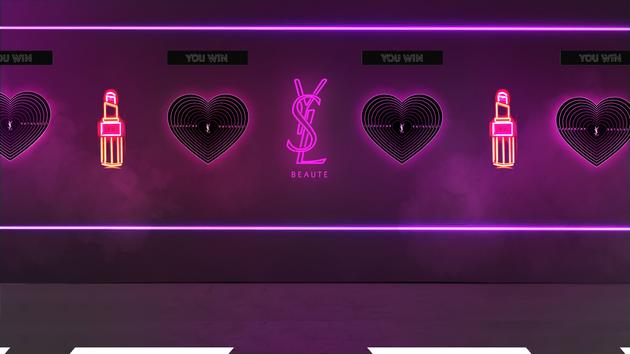 YSL圣罗兰美妆全球首家摇滚电玩城暨哑光唇釉快闪店登陆北京