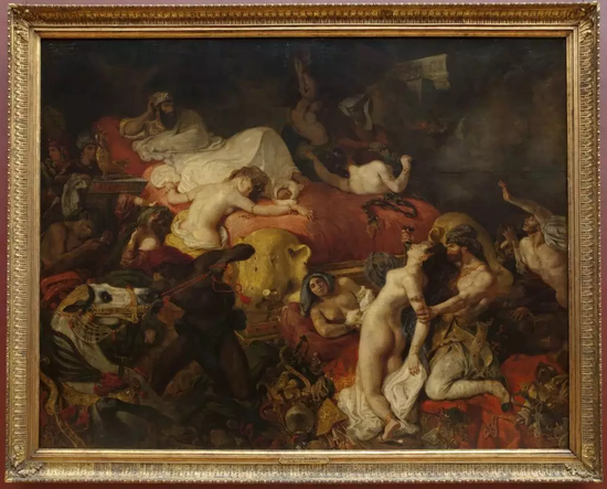 欧仁·德拉克洛瓦, 《萨达纳帕尔之死》（ The Death of Sardanapalus, 1827）