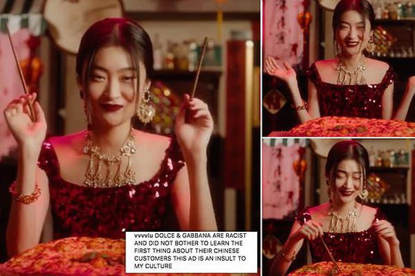 杜嘉班纳广告片歧视华人?