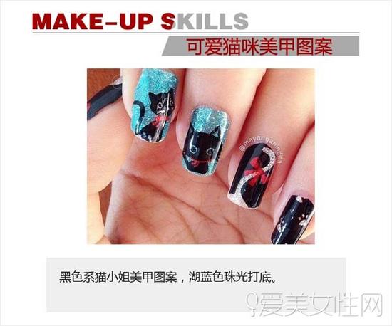 导读:猫小姐有多傲娇你们造吗,不但可以高冷还可以卖萌,而且红遍时尚圈,衬衫上可以发现猫小姐的图案,现在连指尖上都能看到她的身影啦,在美甲图片大全2016图片中,多款猫小姐卡通美甲图案等你来挑。来源:爱美网 高冷喵星人占领指尖! 美甲也要萌萌哒