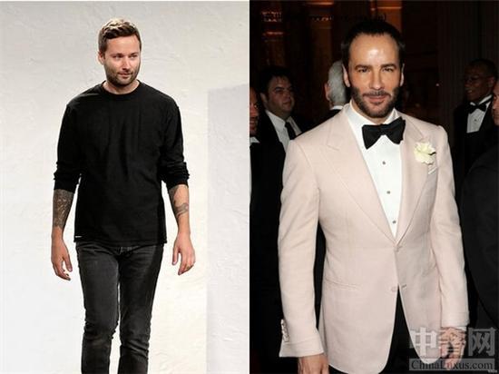 Jack McCollough（左）和Tom Ford（右）