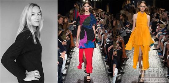 Juliede Libran(左)及其設計的Sonia Rykiel2016春季係列