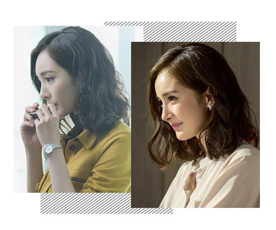 杨幂迪丽热巴这些发型让你怦然星动