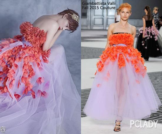 孙俪穿Giambattista Valli2015高定拍摄时尚大片