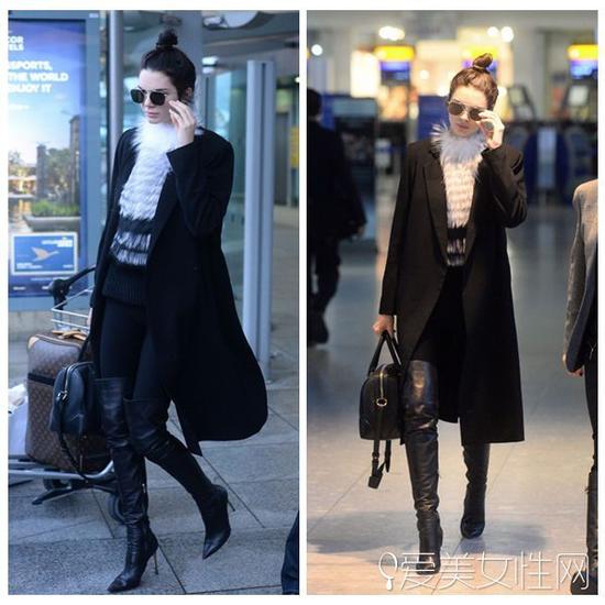 金小妹穿Gianvito Rossi高靴街拍