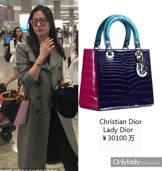 刘亦菲的Dior包包