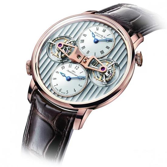 Arnold & Son Instrument DTE–Double Tourbillon Escapement Dual Time watch