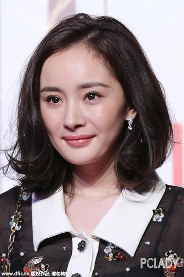 高圆圆LOB发型秒杀大幂幂