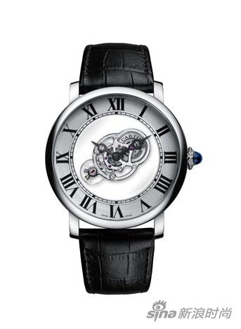 02_CARTIER_Rotonde卡地亚Rotonde de Cartier Astromysterieux watch天体运转式神秘陀飞轮腕表。de_Cartier_Astromysterieux_watch