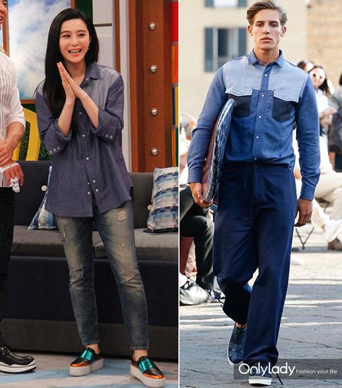 范冰冰穿Ports 1961 2016春夏男装