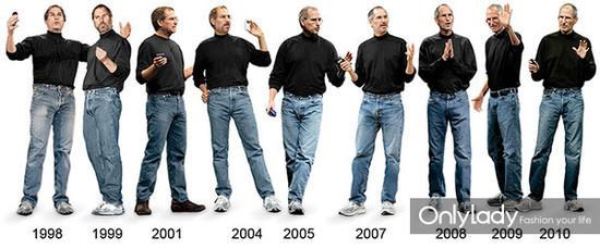 苹果公司甚至从中发现了商机，2010年公司推出了一个iwear服装系列，就是买乔布斯同款。