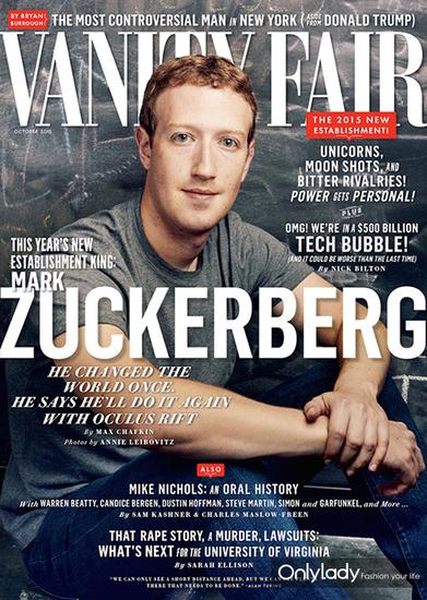 Mark Zuckerberg封面照