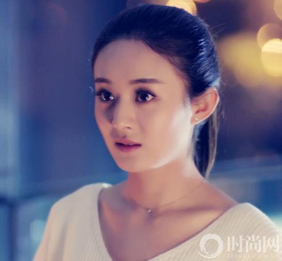 包子脸赵丽颖齐刘海丑哭