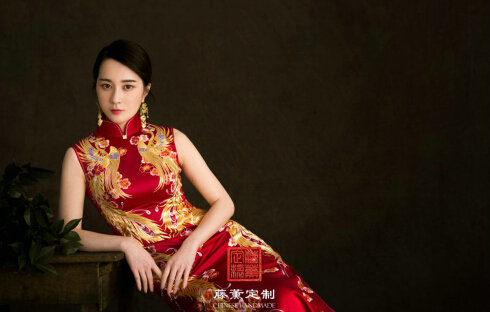 藤熏定制:绣中式嫁衣之精神 制传世经典之作品