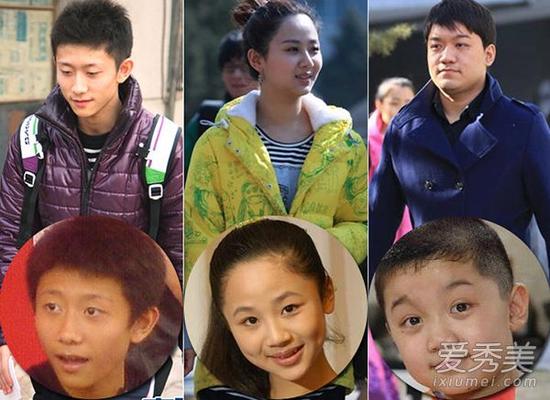杨紫、张一山、尤浩然的艺考造型
