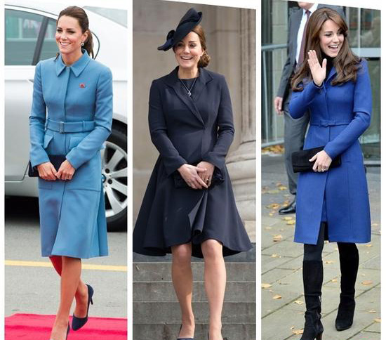 凯特王妃穿王室蓝