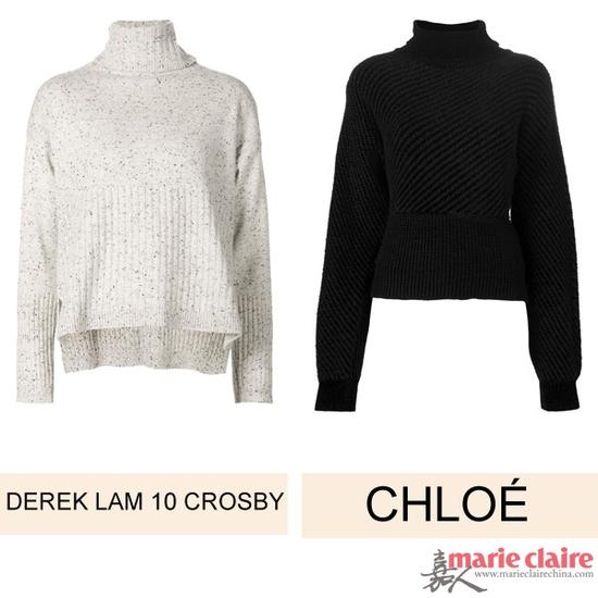 左：毛衣 DEREK LAM 10 CROSBY $793.63
右：毛衣 CHLOÉ $645.16