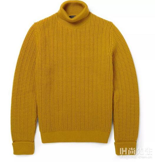 Dunhill - Ribbed-KnitRollneck Wool Sweater