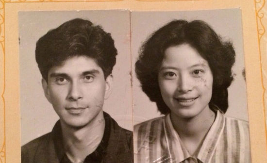 angelababy父母年轻时候的照片