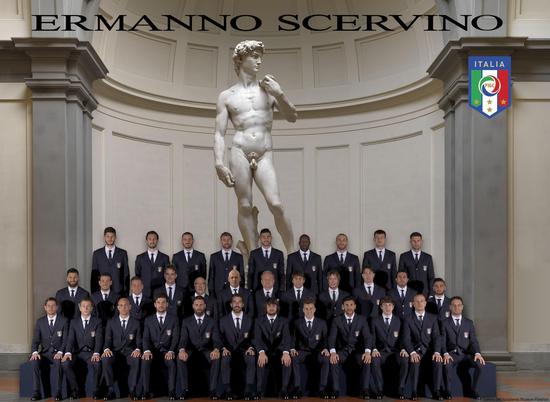 Ermanno Scervino与意大利国家足球队合作队服