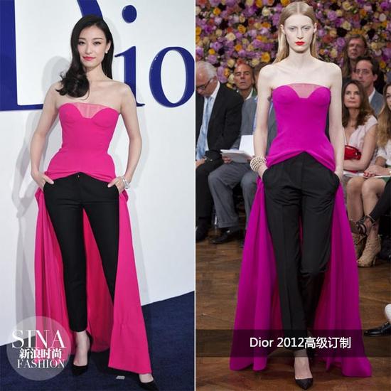 倪妮身穿Dior 2012高级订制