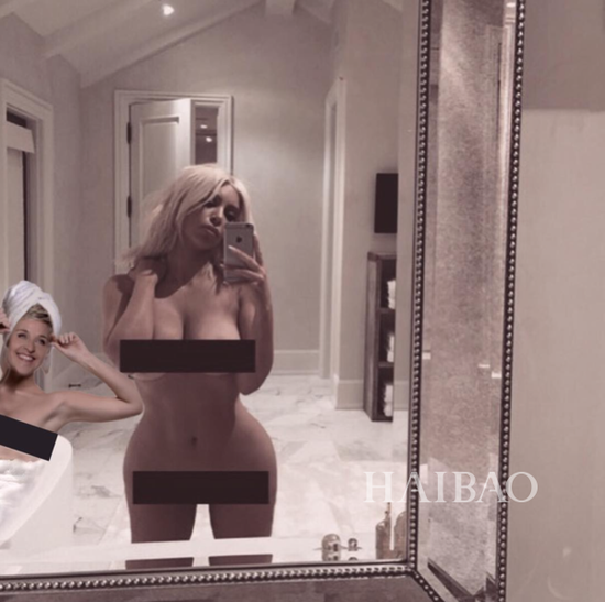 סղ˿ (Ellen DeGeneres) 𡤿ɺ (Kim Kardashian) 