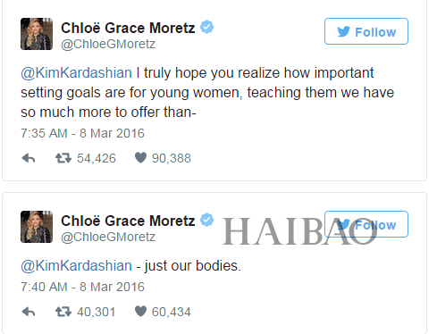 塤Ī (Chloe Moretz) Ǵ𡤿ɺ (Kim Kardashian)