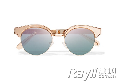 LE SPECS Luxe Cleopatra猫眼金属反光太阳镜 约778元