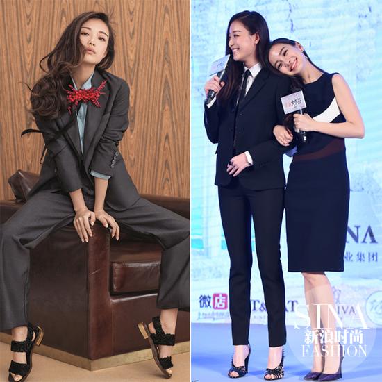 小花旦倪妮耍帅,连baby都忍不住想要依靠她