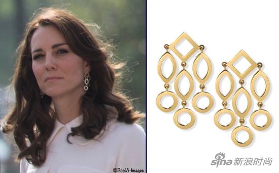 　　Kate-India-Day-Two-Temple-Heaven-Earrings-India-Gate-White-Wickstead-Product-Shot-Head-Shot-Pool-images