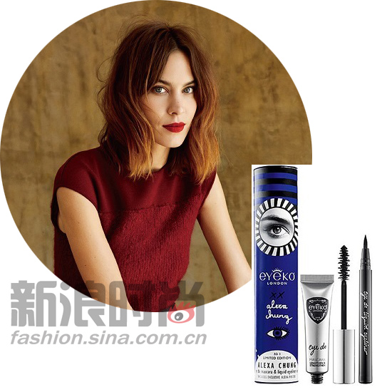 Alexa-Chung与Eyeko-x-Alexa-Chung