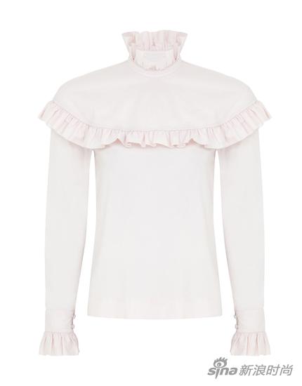 粉色褶皱领衬衫 ARCHIVE BY ALEXA AT M&S 零售价399元