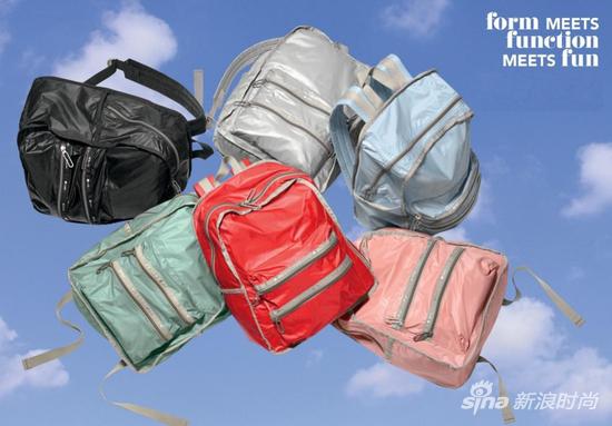 Functional Backpack 闪耀夺目的新颖设计 具备最IN色调