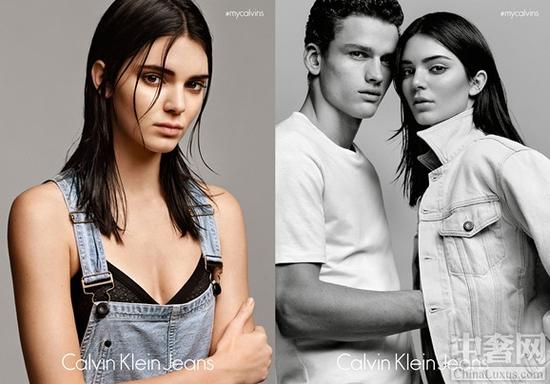 2015年3月，Kendall Jenner还成为了Calvin Klein牛仔系列的最新代言人