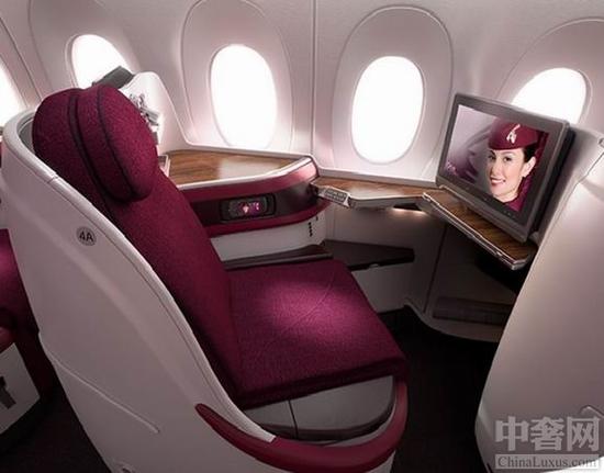 卡塔尔航空：1千美元的坐垫