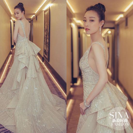 这条裙子的背影是这样滴