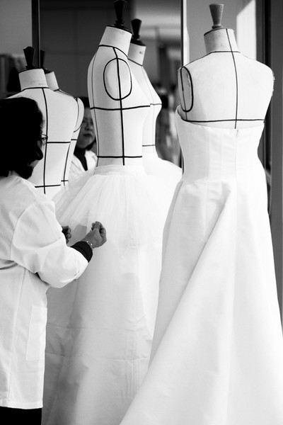 刘亦菲Dior迪奥高级订制礼服制作试装花絮