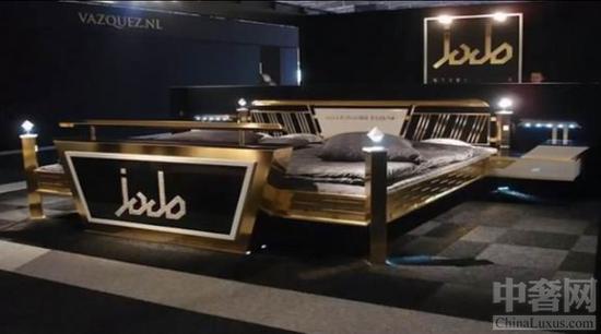 Jado钢铁风格黄金床——67万美元